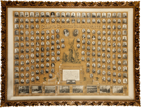 Cromo del cuarto Congreso Constituyente