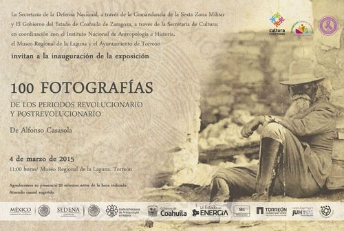 100 fotografías. De los periodos revolucionario y postrevolucionario.