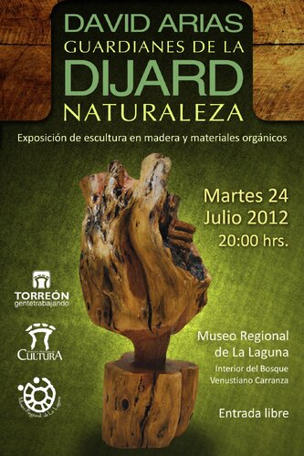 David Arias guardianes de la Dijard naturaleza. Exposición de escultura en madera y materiales orgánicos